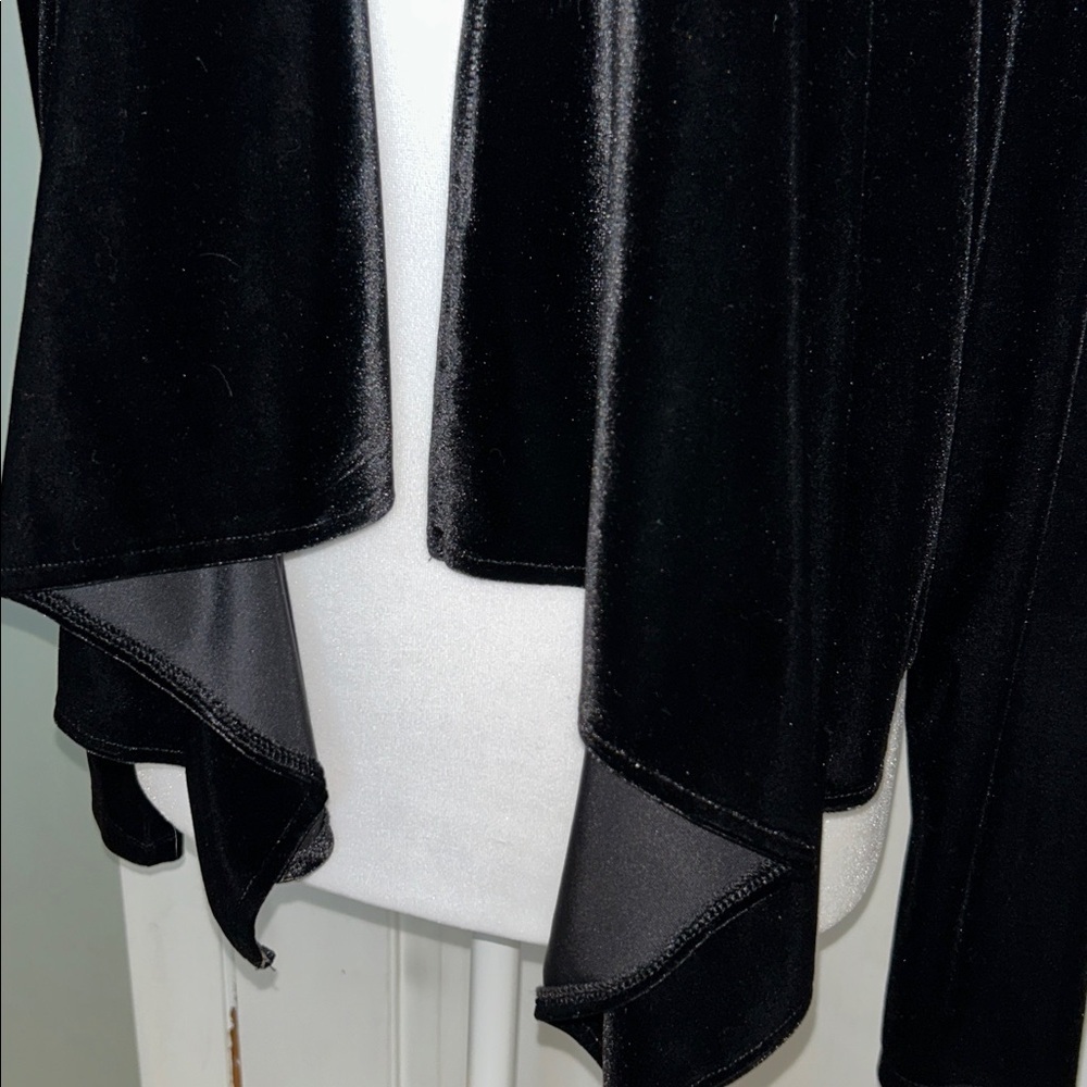 Tommy Hilfiger Velvet Open Cardigan Size Large - Picture 2 of 8